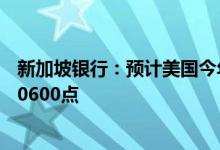 新加坡银行：预计美国今年降息两次 未来12个月恒指目标20600点