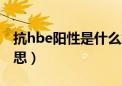 抗hbe阳性是什么意思（抗hbs阳性是什么意思）