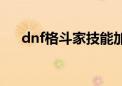 dnf格斗家技能加点（dnf格斗家加点）