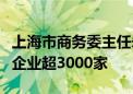 上海市商务委主任朱民：上海上半年新设外资企业超3000家