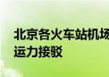 北京各火车站机场：密切关注晚点延误 做好运力接驳