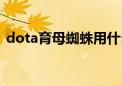 dota育母蜘蛛用什么装备（dota育母蜘蛛）