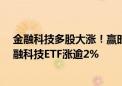 金融科技多股大涨！赢时胜20CM涨停 御银股份一字板 金融科技ETF涨逾2%