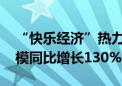 “快乐经济”热力十足 游艺娱乐业态消费规模同比增长130%