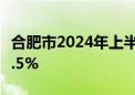 合肥市2024年上半年地区生产总值同比增长5.5%