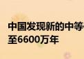 中国发现新的中等体型暴龙物种 距今约1亿年至6600万年