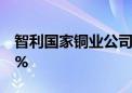 智利国家铜业公司上半年铜产量同比下降8.4%