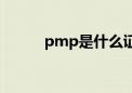 pmp是什么证书（pmp是什么）