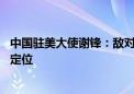 中国驻美大使谢锋：敌对必然双输 伙伴才是中美彼此的正确定位