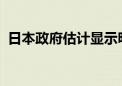 日本政府估计显示明年将实现基本预算盈余