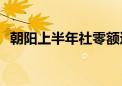 朝阳上半年社零额达1614亿元 居全市之首