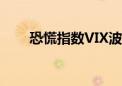 恐慌指数VIX波动率日内涨幅达10%