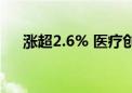 涨超2.6% 医疗创新ETF连续3天净流入