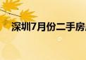 深圳7月份二手房成交量创近39个月新高