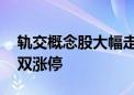 轨交概念股大幅走高 交大思诺、神州高铁双双涨停