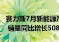 赛力斯7月新能源汽车产量同比增长435.96% 销量同比增长508.25%