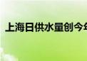 上海日供水量创今年新高 达到889万立方米