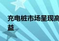 充电桩市场呈现高景气 相关上市公司业绩受益