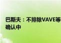 巴斯夫：不排除VAVE等产品延迟或中断交付 事件原因仍在确认中