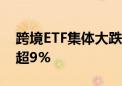 跨境ETF集体大跌 纳指科技ETF(159509)跌超9%