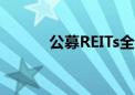 公募REITs全线大涨 什么信号？