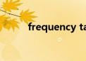 frequency table（frequency）