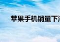 苹果手机销量下滑 国内厂商机会多吗？