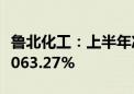 鲁北化工：上半年净利润1.46亿元 同比增长1063.27%