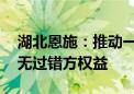 湖北恩施：推动一手住房“带押过户” 保护无过错方权益