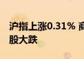 沪指上涨0.31% 商业航天概念走强 前期强势股大跌