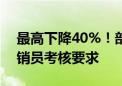 最高下降40%！部分保险中介机构调降对营销员考核要求