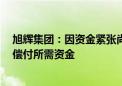 旭辉集团：因资金紧张尚未集齐“H21旭辉1”本金及利息偿付所需资金