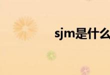 sjm是什么意思（sjm吧）