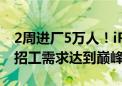 2周进厂5万人！iPhone 16发布在即 富士康招工需求达到巅峰