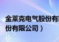 金莱克电气股份有限公司招聘（金莱克电气股份有限公司）