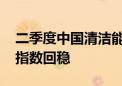 二季度中国清洁能源建设景气指数略降 预警指数回稳