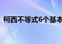 柯西不等式6个基本公式图片（柯西不等式）