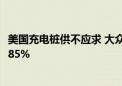 美国充电桩供不应求 大众旗下充电服务商试点限制充电上限85%