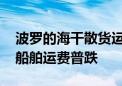 波罗的海干散货运价指数连降第三日 各类型船舶运费普跌