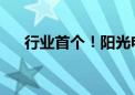 行业首个！阳光电源“AI能效宝”来了