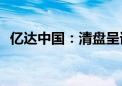 亿达中国：清盘呈请聆讯已押后至9月23日