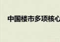 中国楼市多项核心指标累计降幅连续收窄