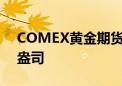 COMEX黄金期货收跌0.87% 报2486美元/盎司