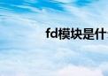 fd模块是什么意思（fd模块）