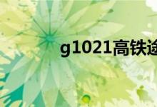 g1021高铁途经站点（g102）