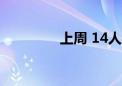 上周 14人被查 9人被处分