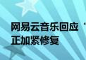 网易云音乐回应“崩了”：系基础设施故障 正加紧修复