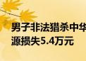 男子非法猎杀中华斑羚获刑 赔偿野生动物资源损失5.4万元