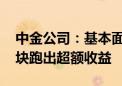 中金公司：基本面与资金面共振 推动银行板块跑出超额收益