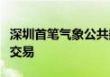 深圳首笔气象公共数据产品完成场内闭环流通交易